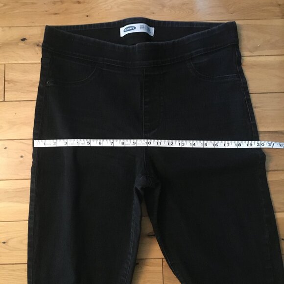 Old Navy Black Denim Super Skinny Mid-rise Jeans - Picture 10 of 14